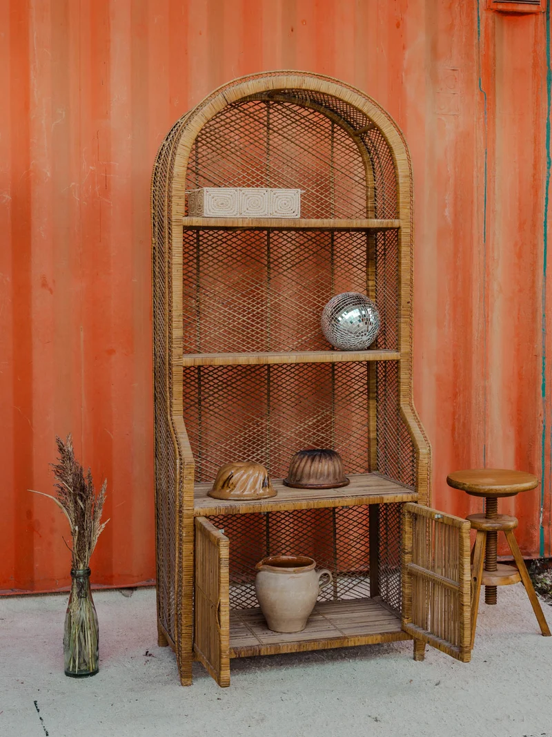 Gaëlle, l'étagère en rotin N°893