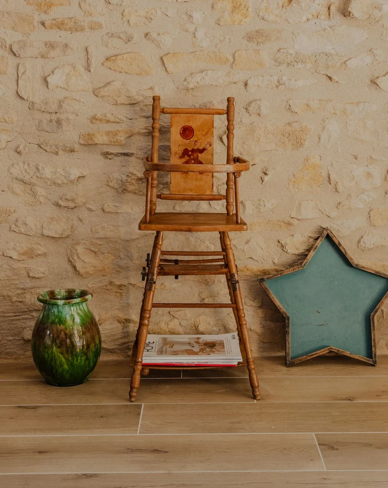 Alix, la chaise pour poupée en bois N°1059