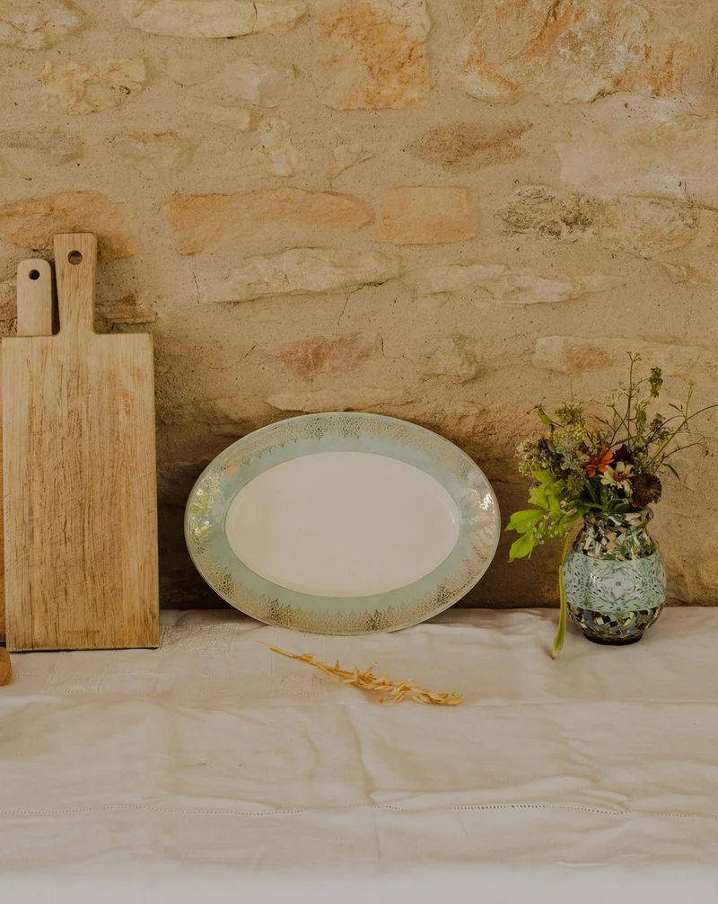 Nestor, le plat de service en porcelaine N°654