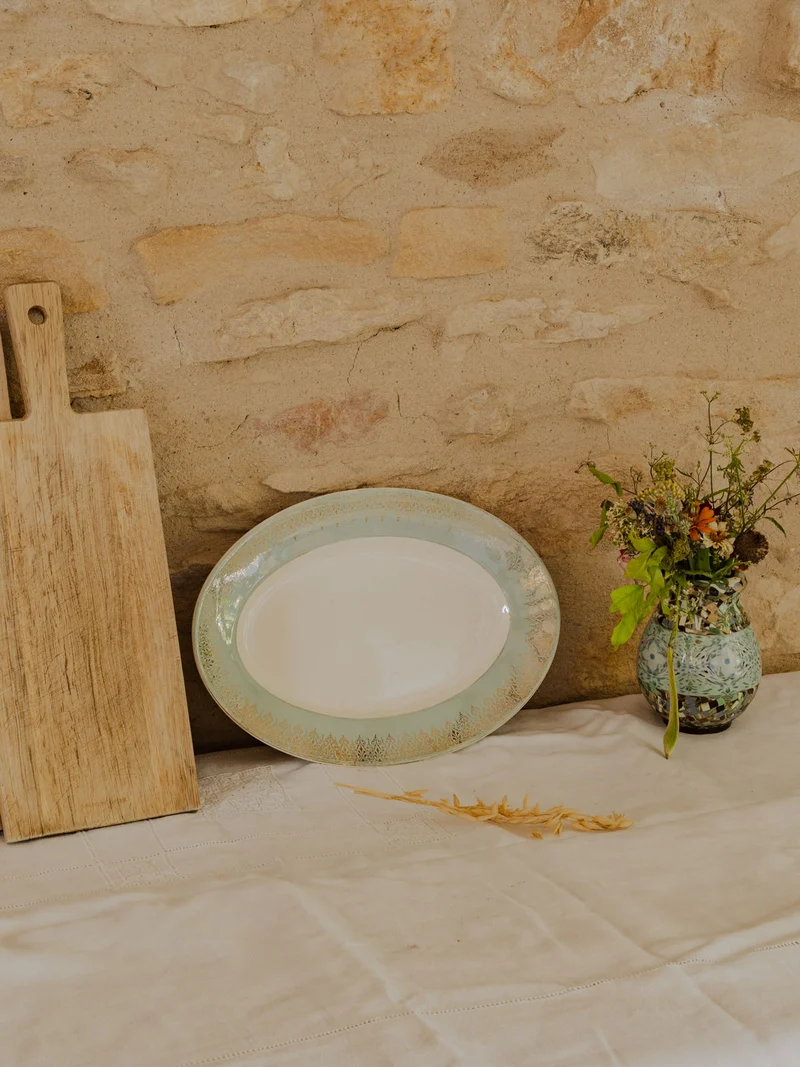 Nestor, le plat de service en porcelaine N°654