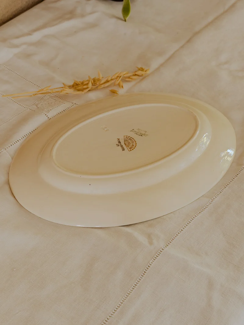 Nestor, le plat de service en porcelaine N°654