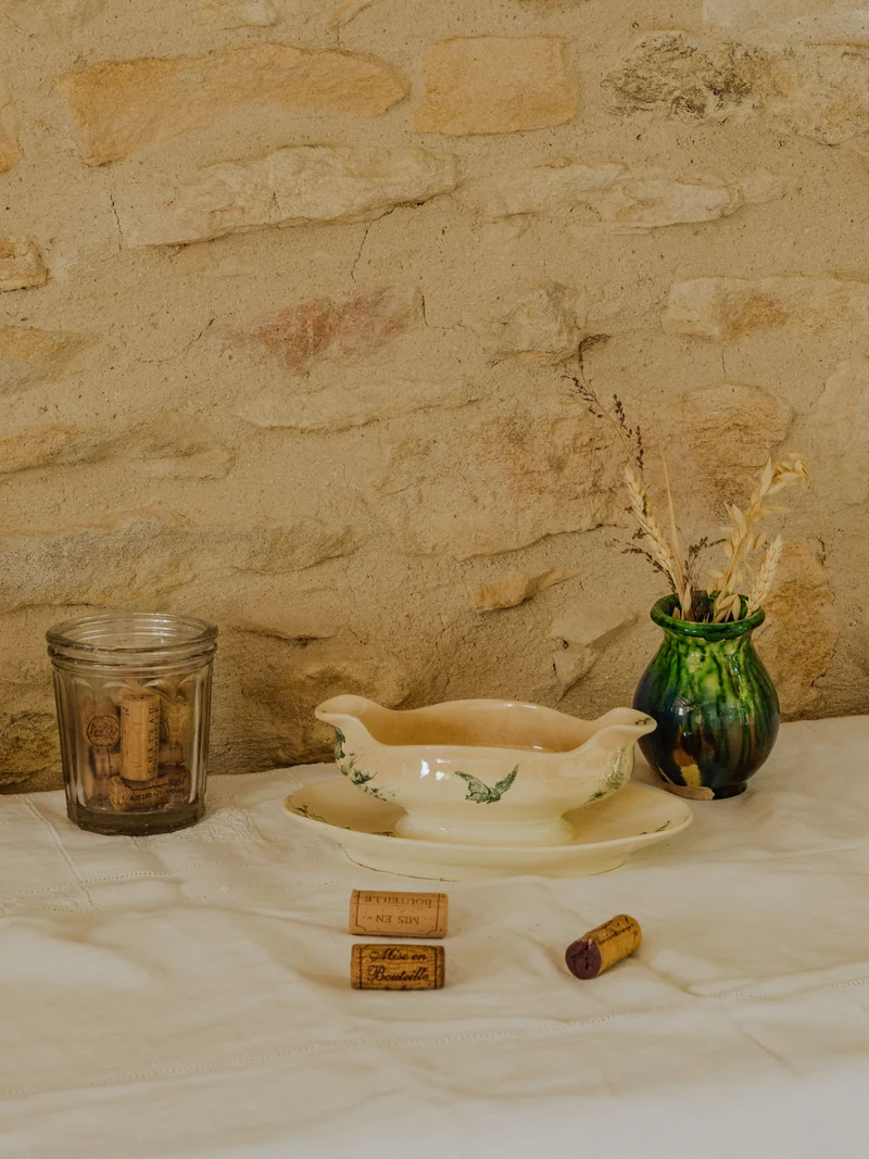 Nestor, la saucière en faïence et porcelaine N°651