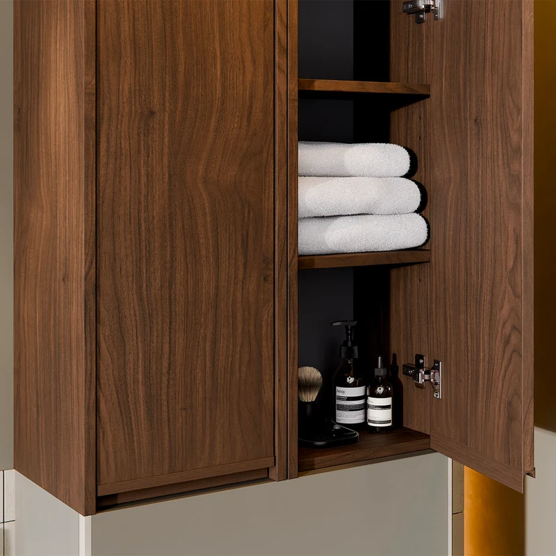 Demi-colonne 1 porte Edmé Bois foncé