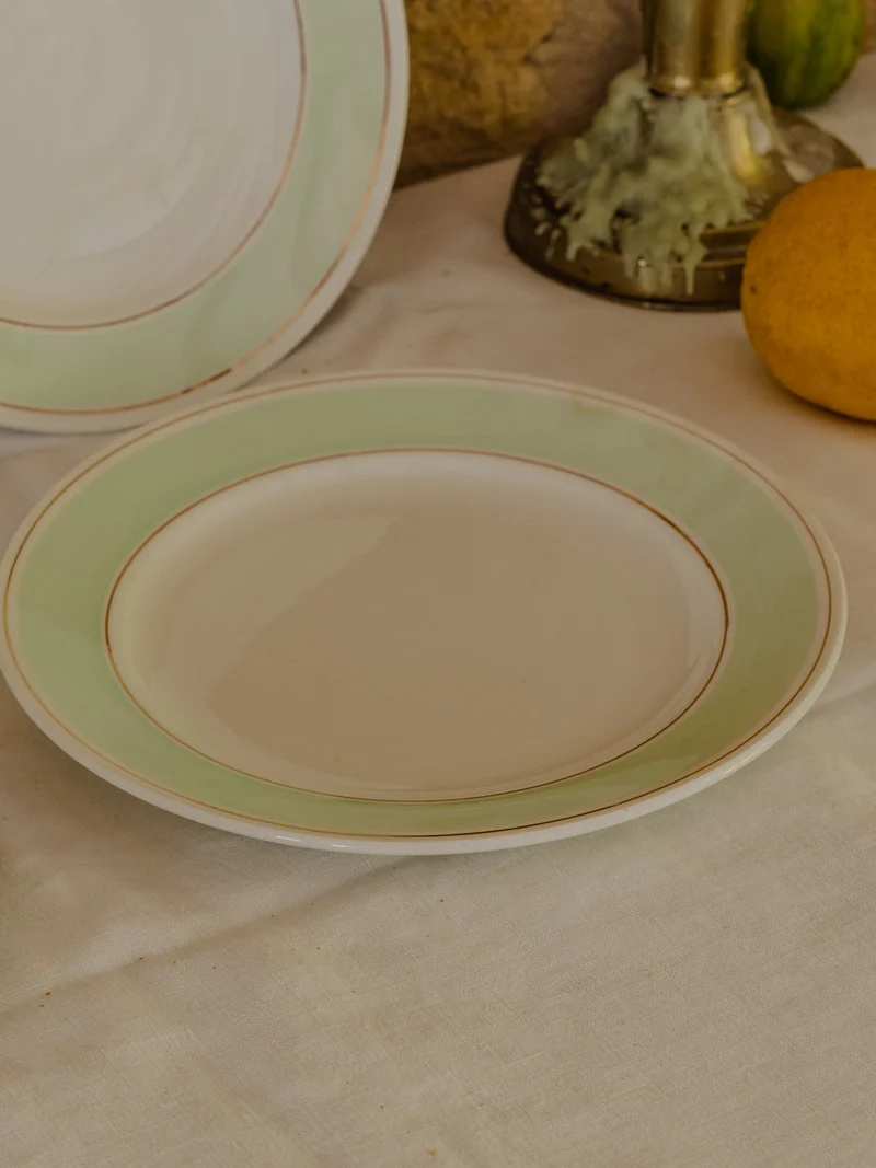 Antoinette, le lot de 12 assiettes en porcelaine N°301