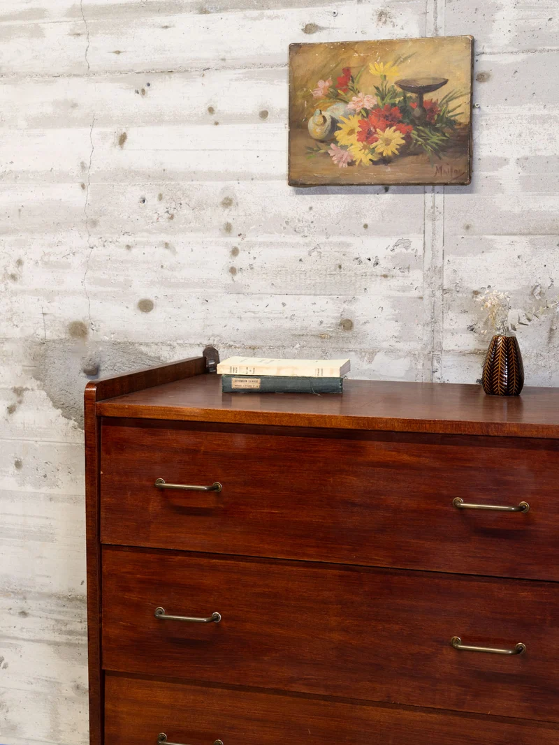 Olga, la commode en bois foncé N°663