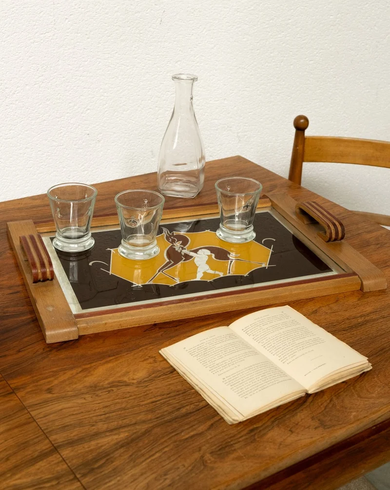 Marcel, le plateau Art déco N°156