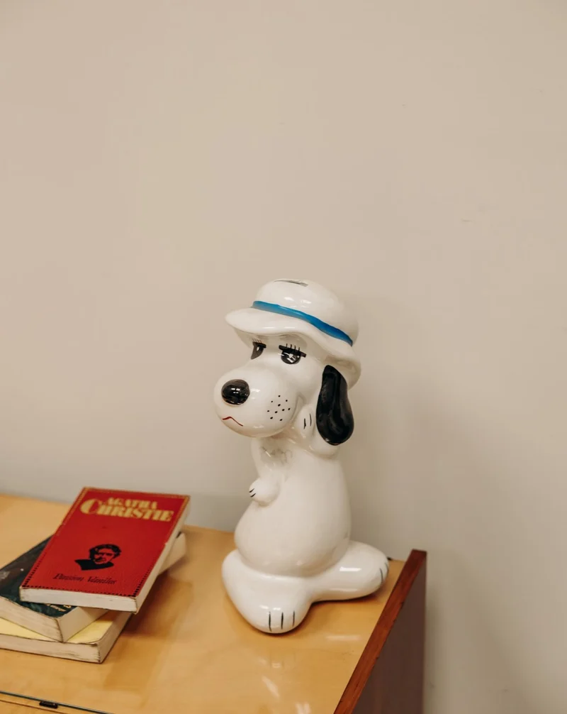 Alix, la décoration tirelire en forme de chien N°1007