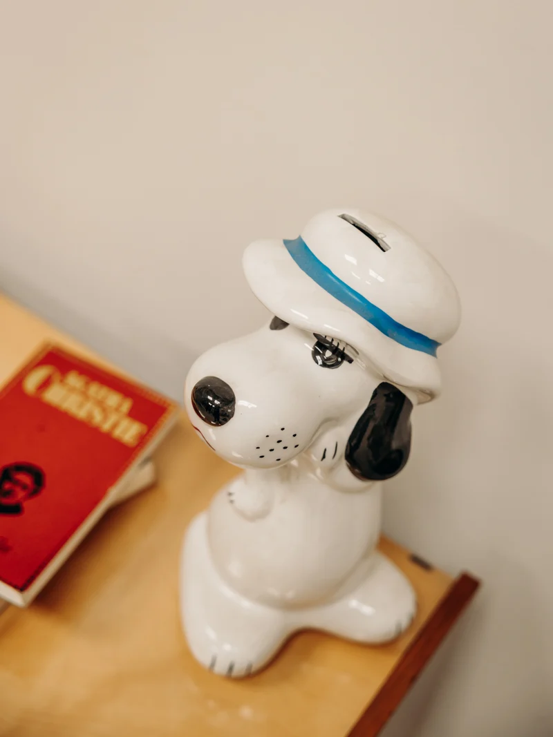 Alix, la décoration tirelire en forme de chien N°1007