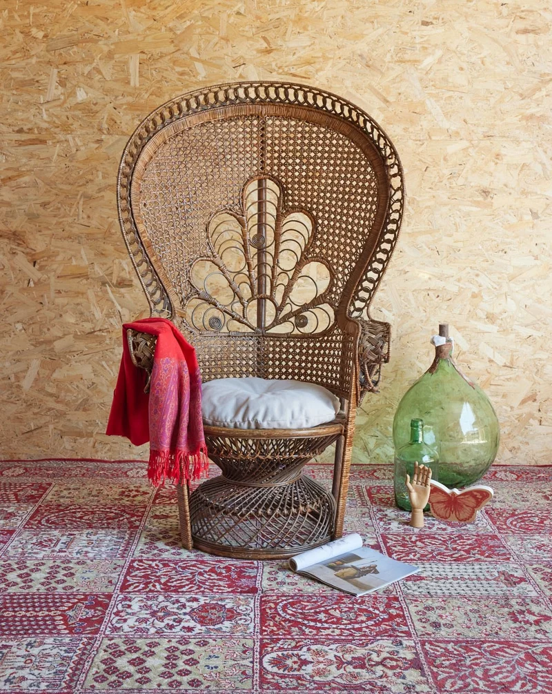 Emmanuel, le fauteuil en osier N°19
