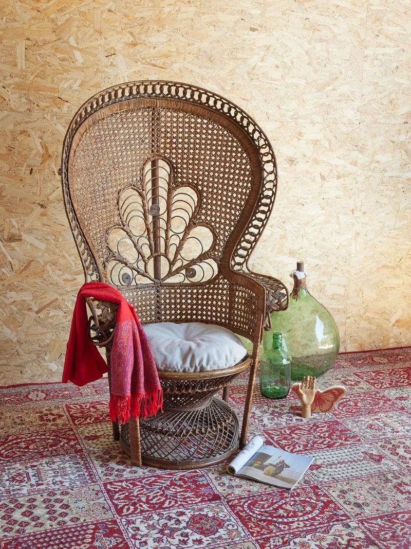 Emmanuel, le fauteuil en osier N°19