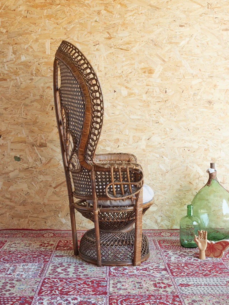 Emmanuel, le fauteuil en osier N°19
