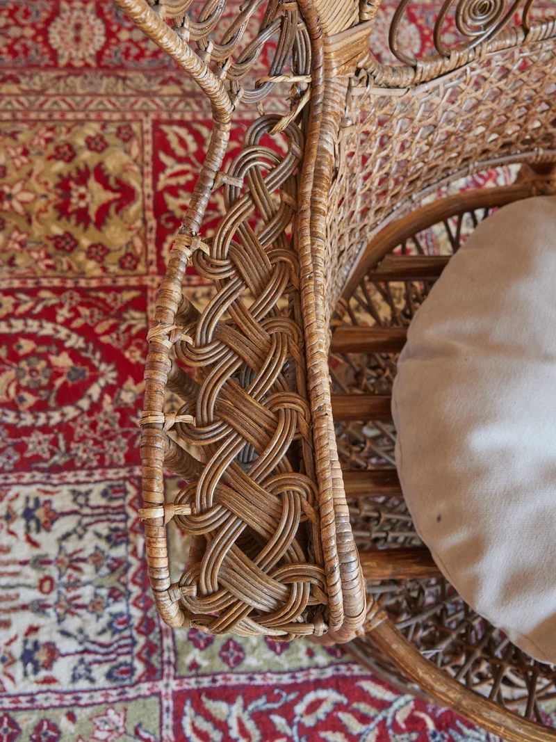 Emmanuel, le fauteuil en osier N°19