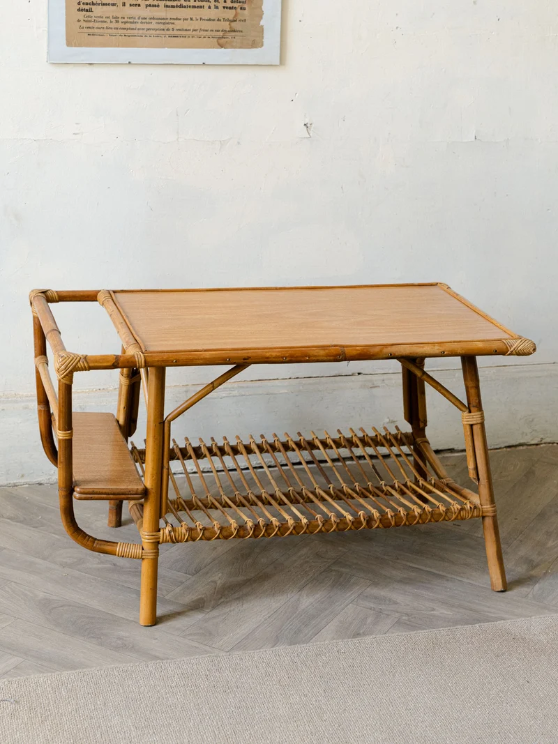 Léonie, la table basse porte-revue N°984