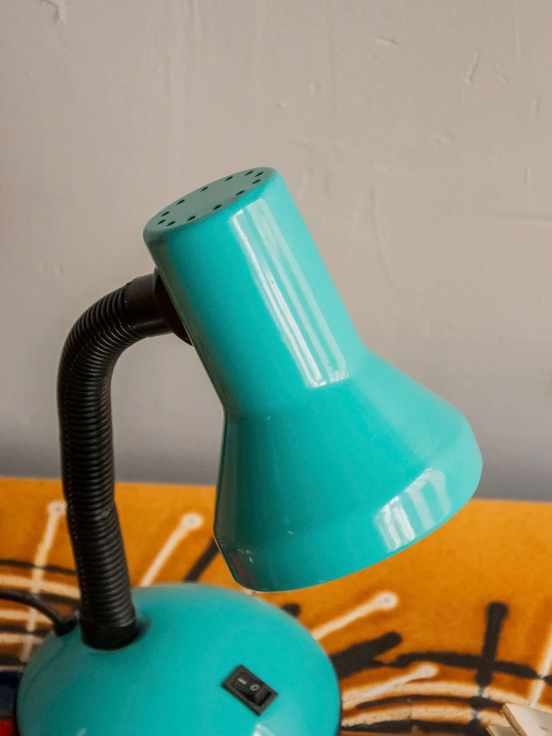 Julia, la lampe industrielle bleu ciel N°911
