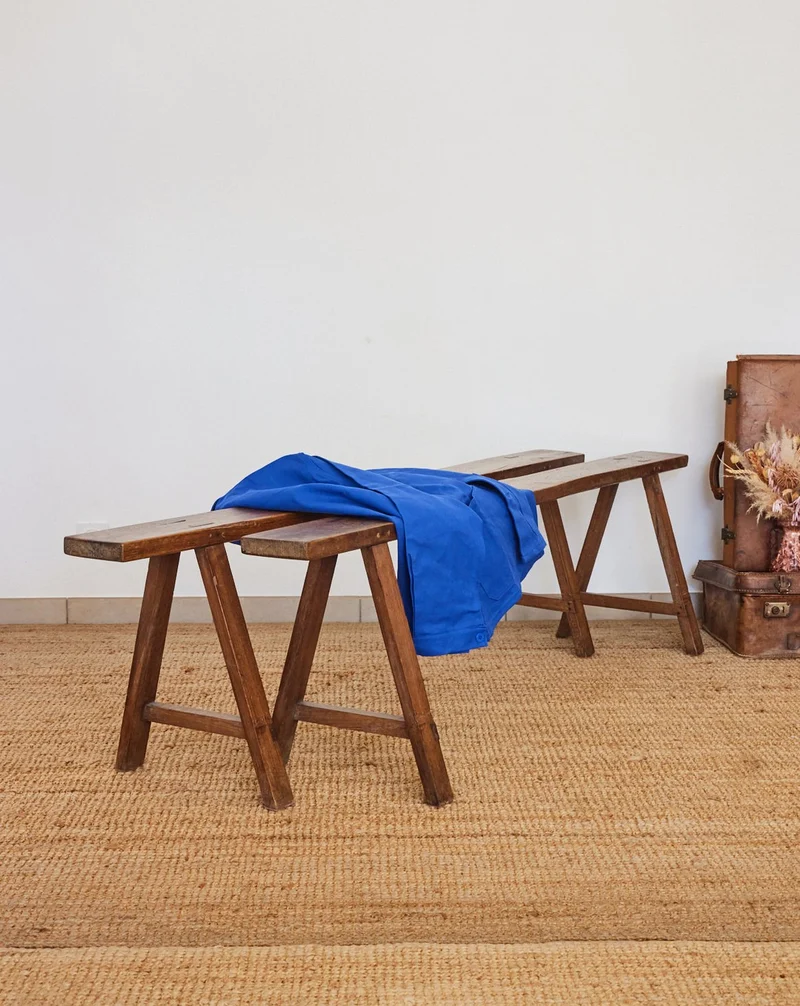 Antoine, la paire de bancs de ferme en bois N°434
