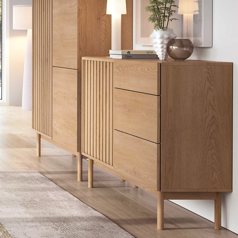 Buffet 1 porte 3 tiroirs Idor Bois