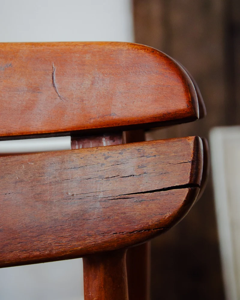 Alma, le lot de 4 chaises grain de café N°1534