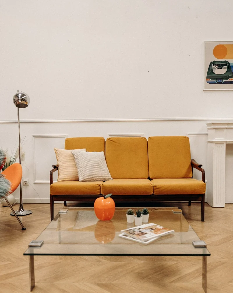 Clara, la banquette jaune moutarde day bed N°141