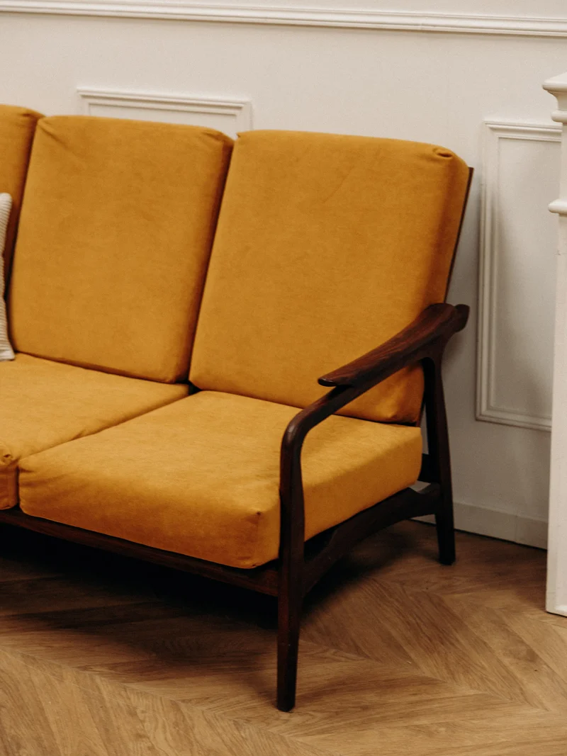 Clara, la banquette jaune moutarde day bed N°141