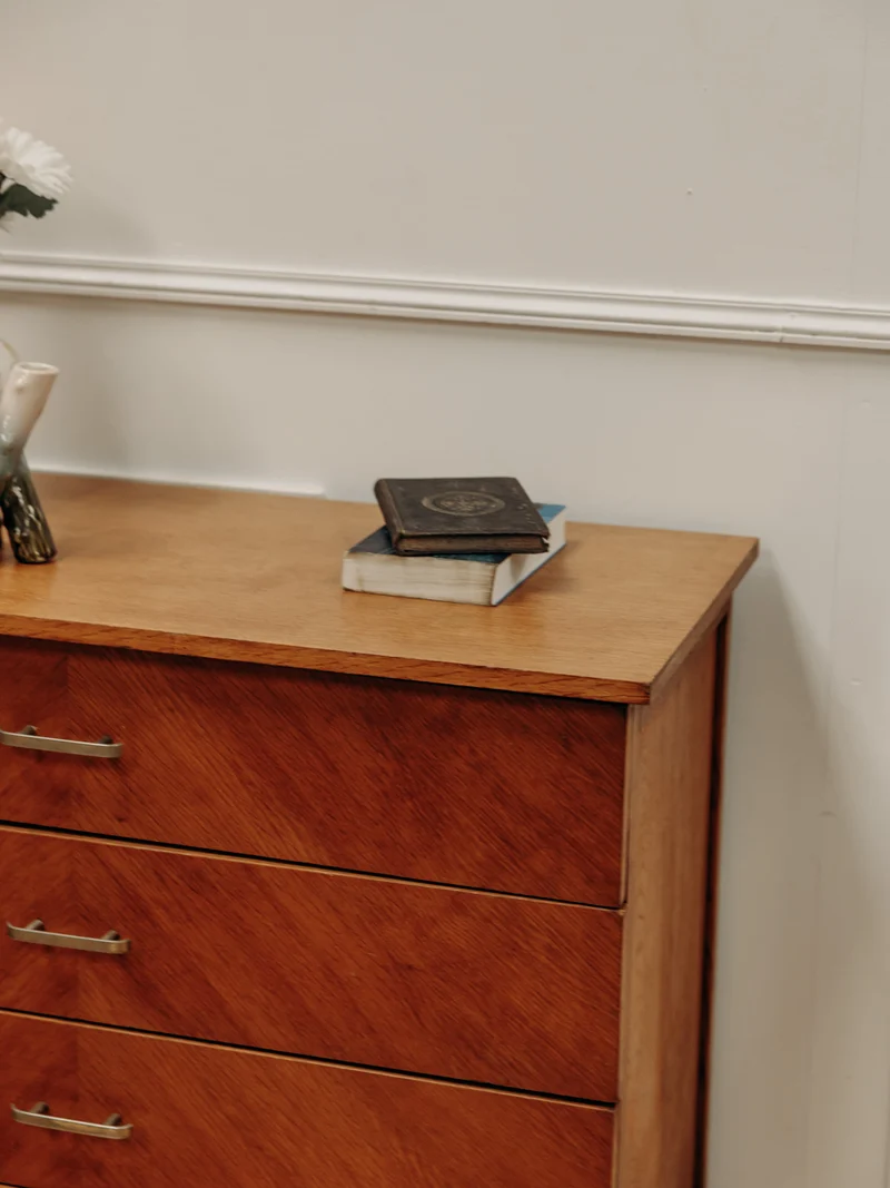 Olga, la commode au placage en bois N°465