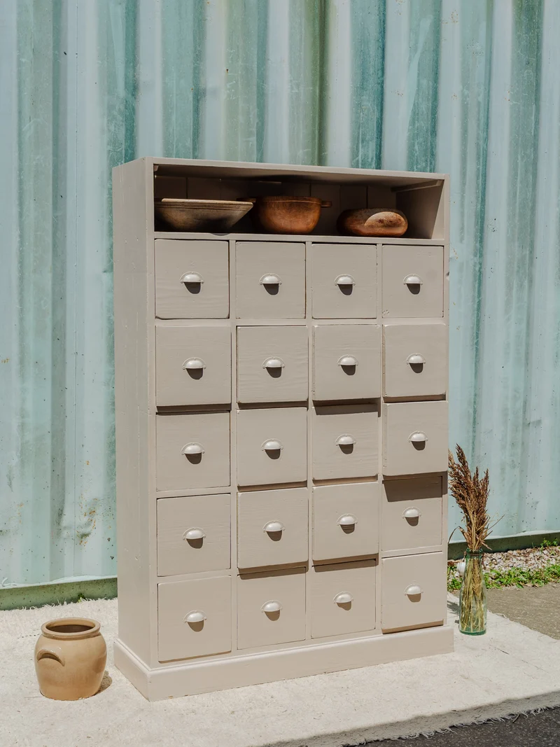 Fernand, le meuble de métier à 20 casiers en bois N°351
