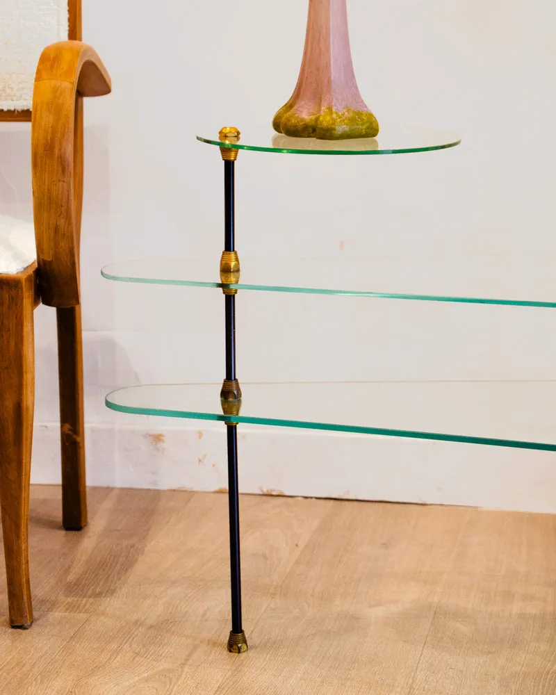 Isabelle, l'étagère modulable en verre et métal N°291