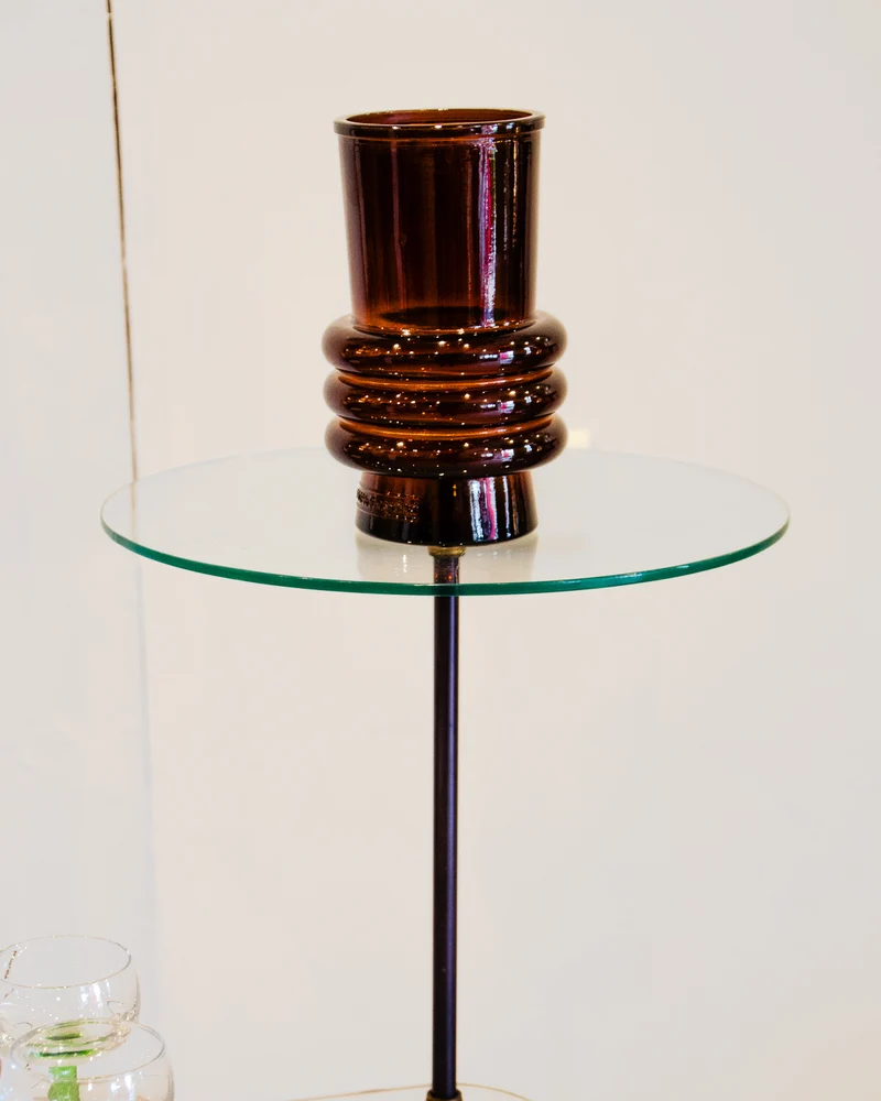 Isabelle, l'étagère modulable en verre et métal N°291
