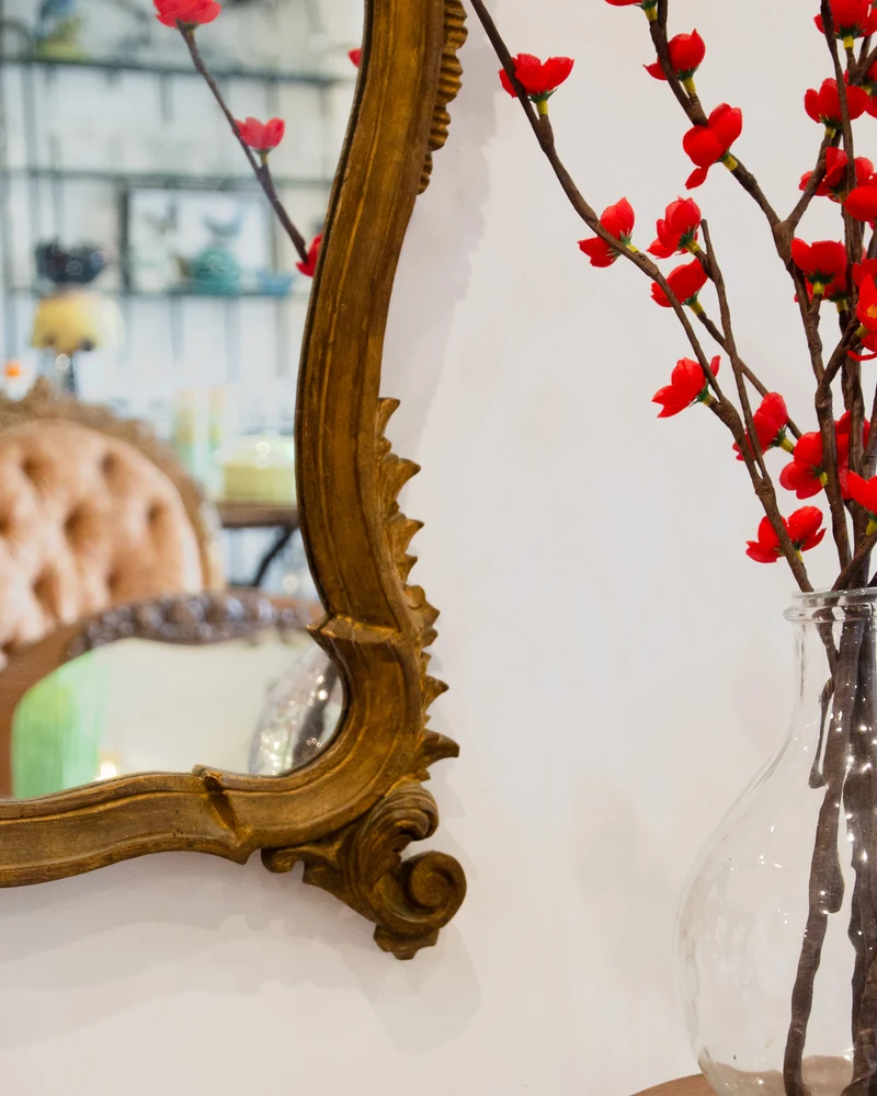 Georges, le miroir en bois sculpté N°1202