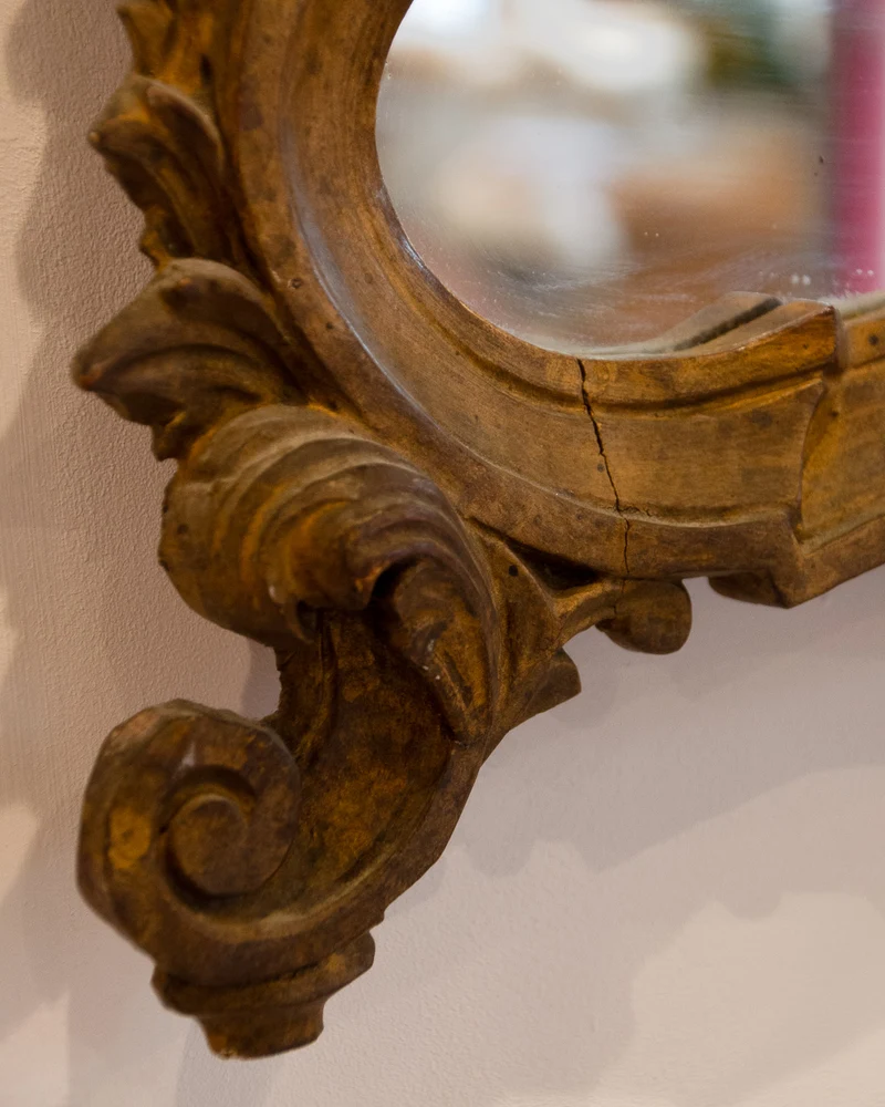 Georges, le miroir en bois sculpté N°1202