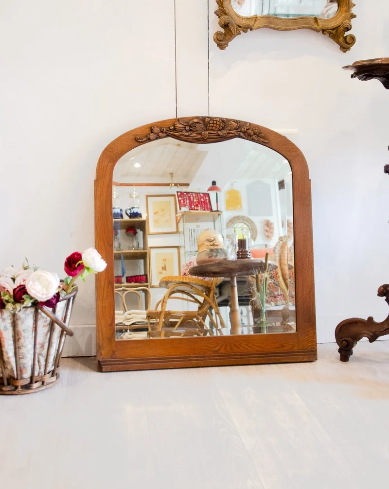 Georges, le miroir art déco en bois N°1203