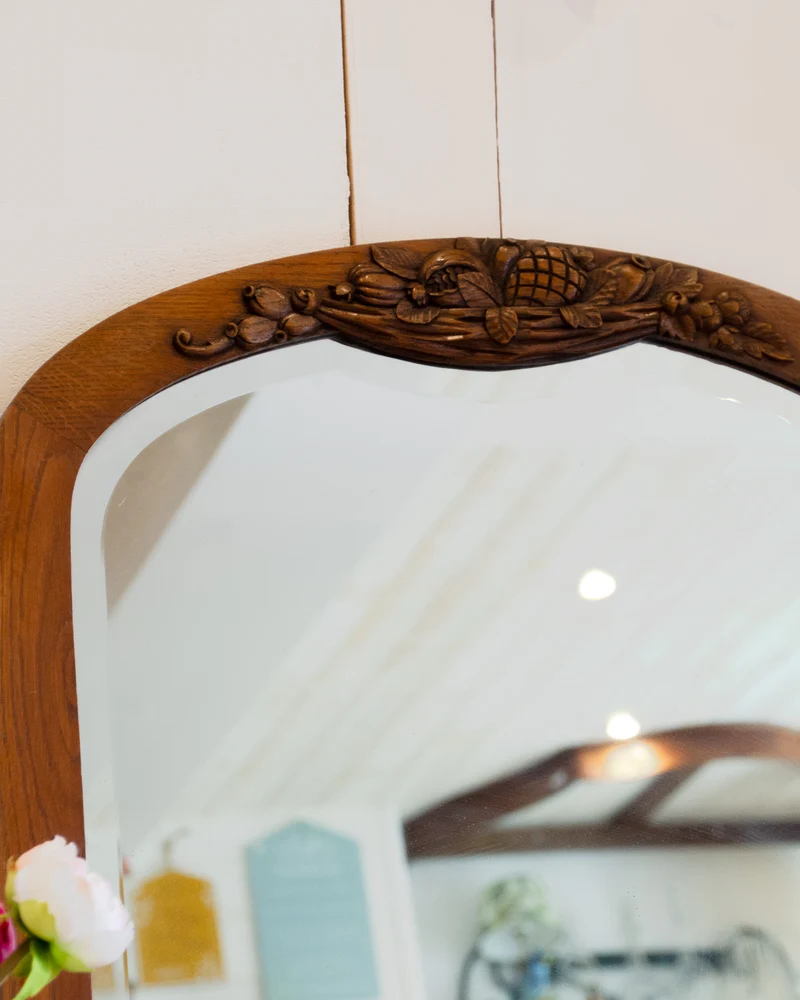 Georges, le miroir art déco en bois N°1203