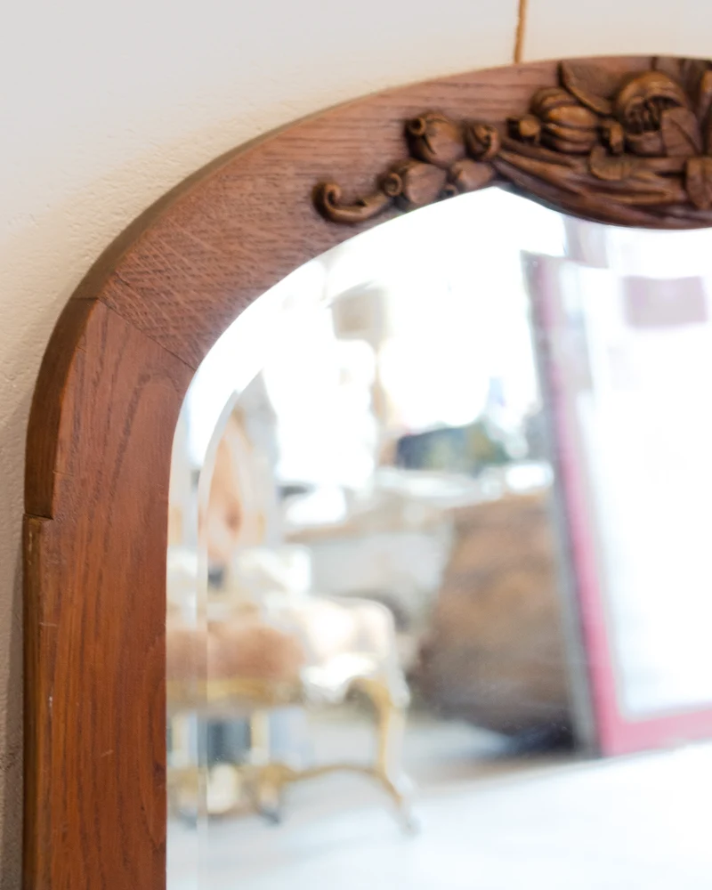 Georges, le miroir art déco en bois N°1203