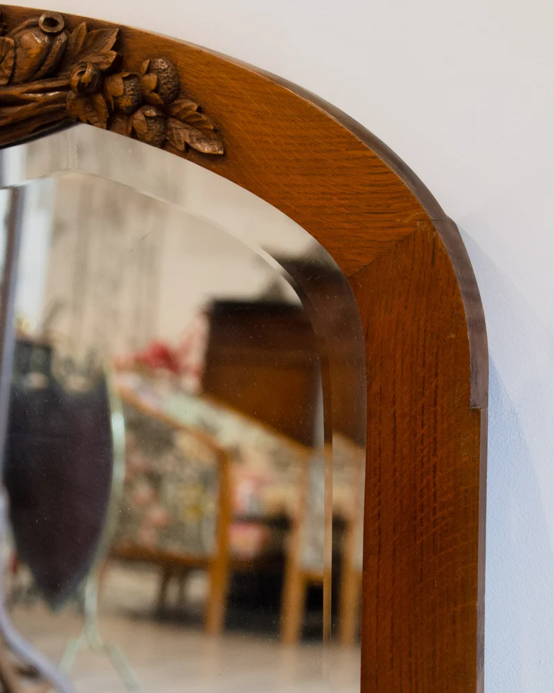 Georges, le miroir art déco en bois N°1203