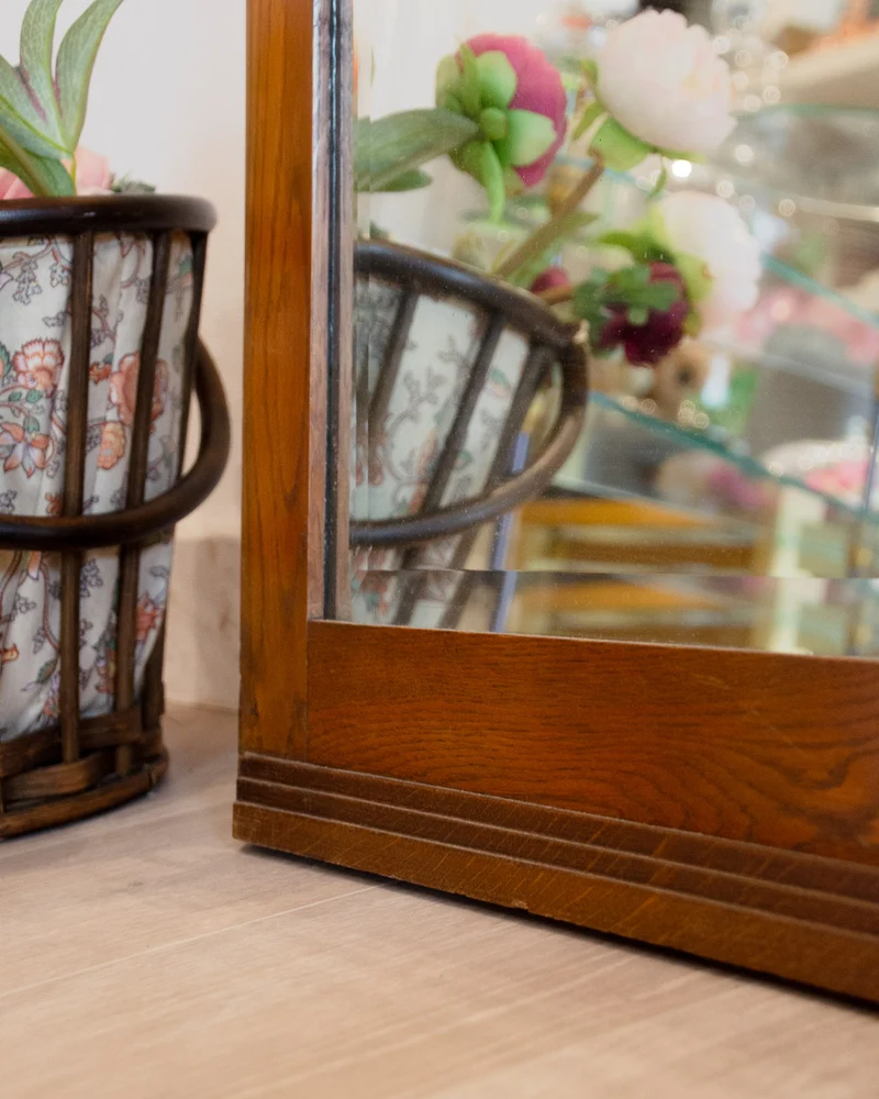 Georges, le miroir art déco en bois N°1203