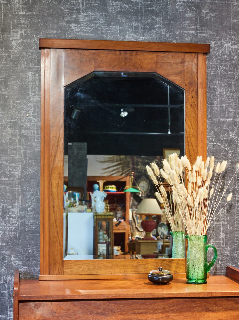Georges, le miroir Art déco en bois N°1227