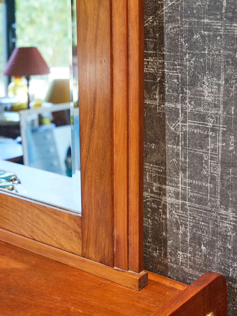 Georges, le miroir Art déco en bois N°1227