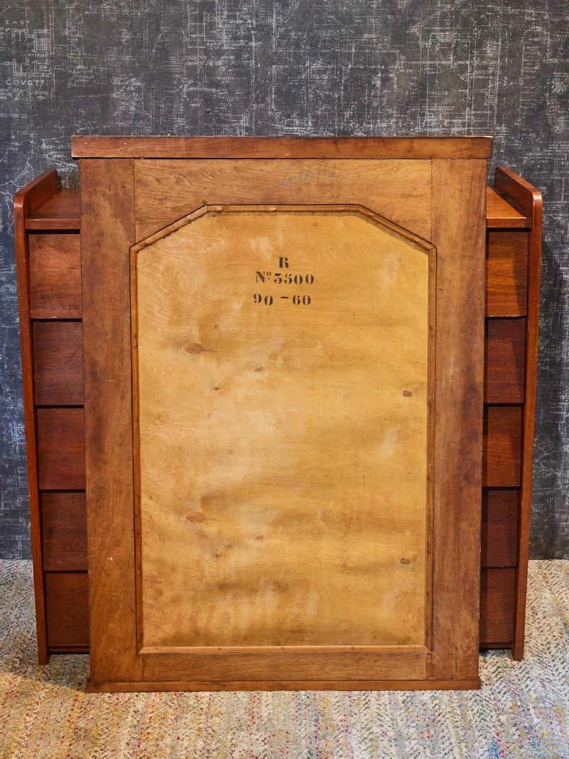 Georges, le miroir Art déco en bois N°1227
