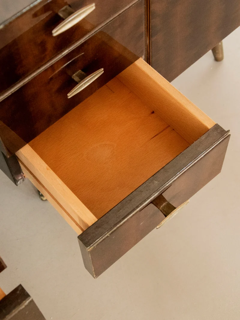 Maïa, la paire de tables de chevet noires N°1466