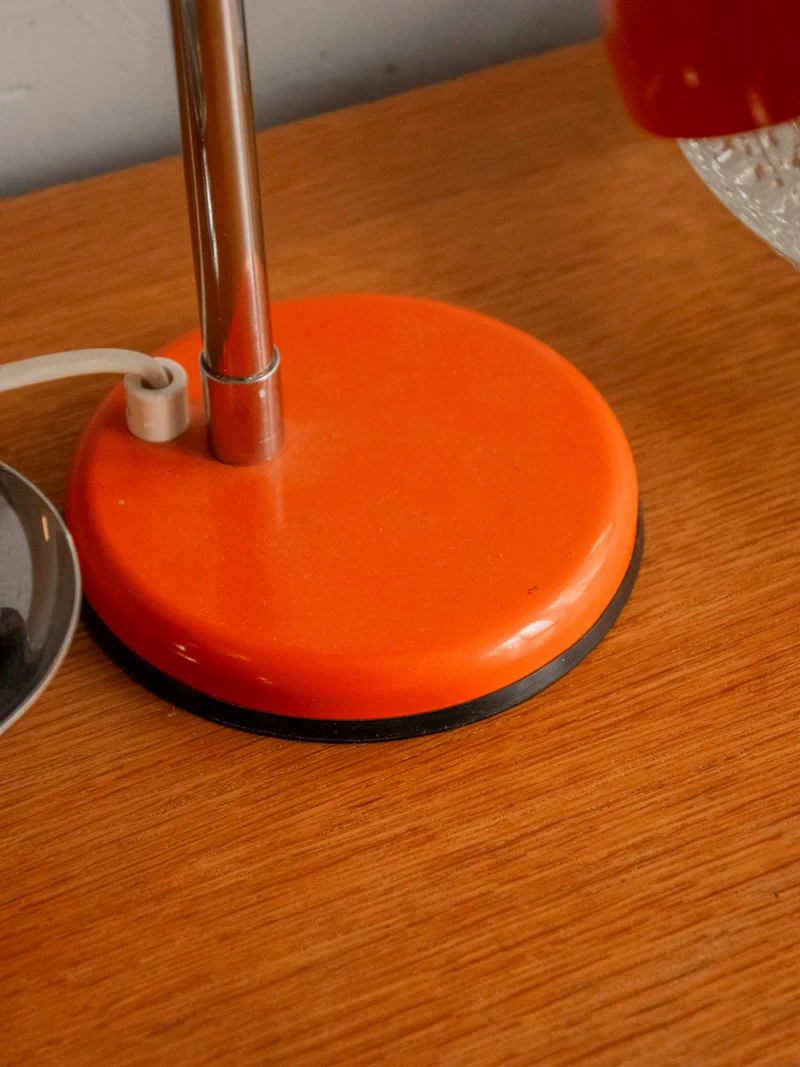 Julia, la lampe industrielle orange vive N°910