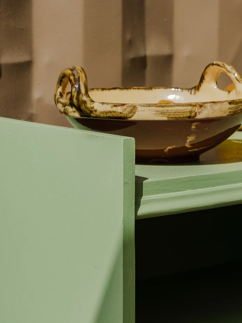 Gaëlle, l'étagère en bois vert N°879