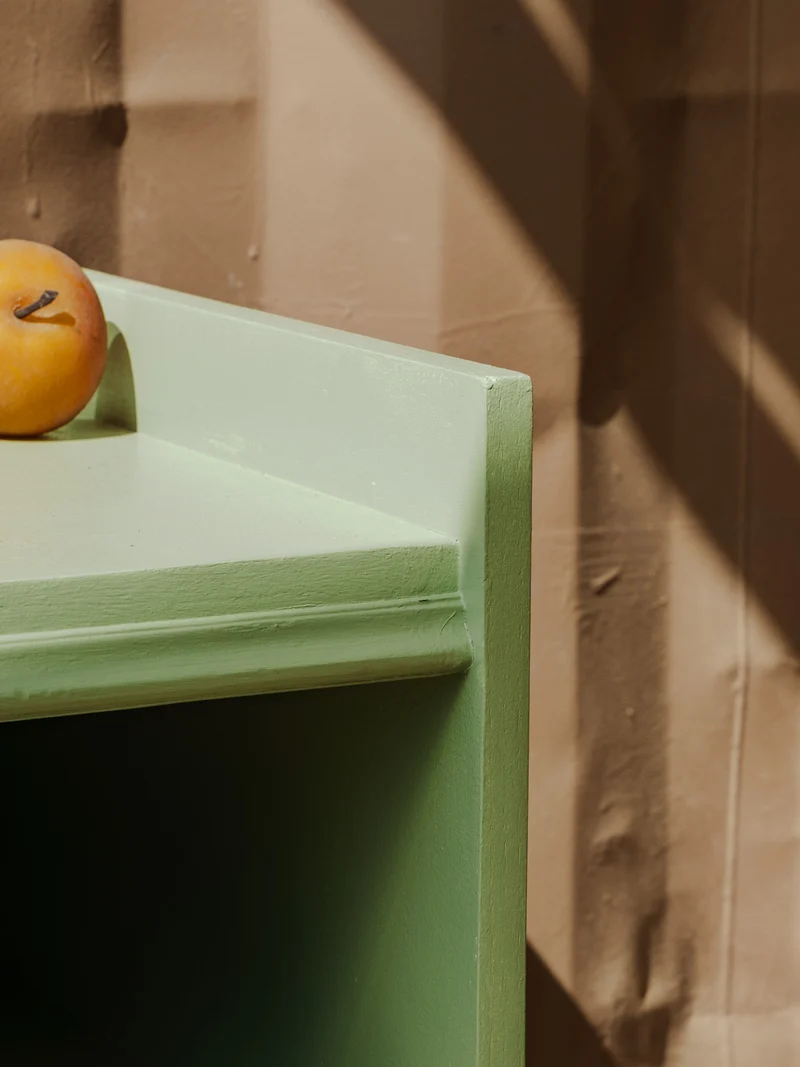 Gaëlle, l'étagère en bois vert N°879
