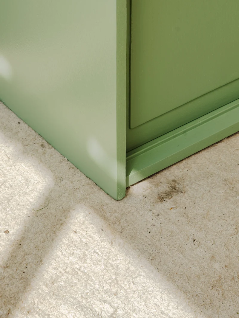 Gaëlle, l'étagère en bois vert N°879