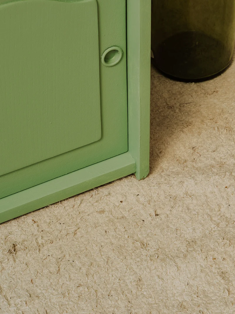 Gaëlle, l'étagère en bois vert N°879