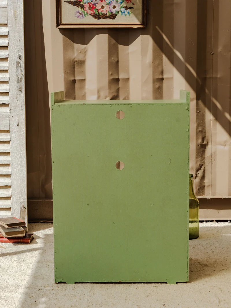 Gaëlle, l'étagère en bois vert N°879