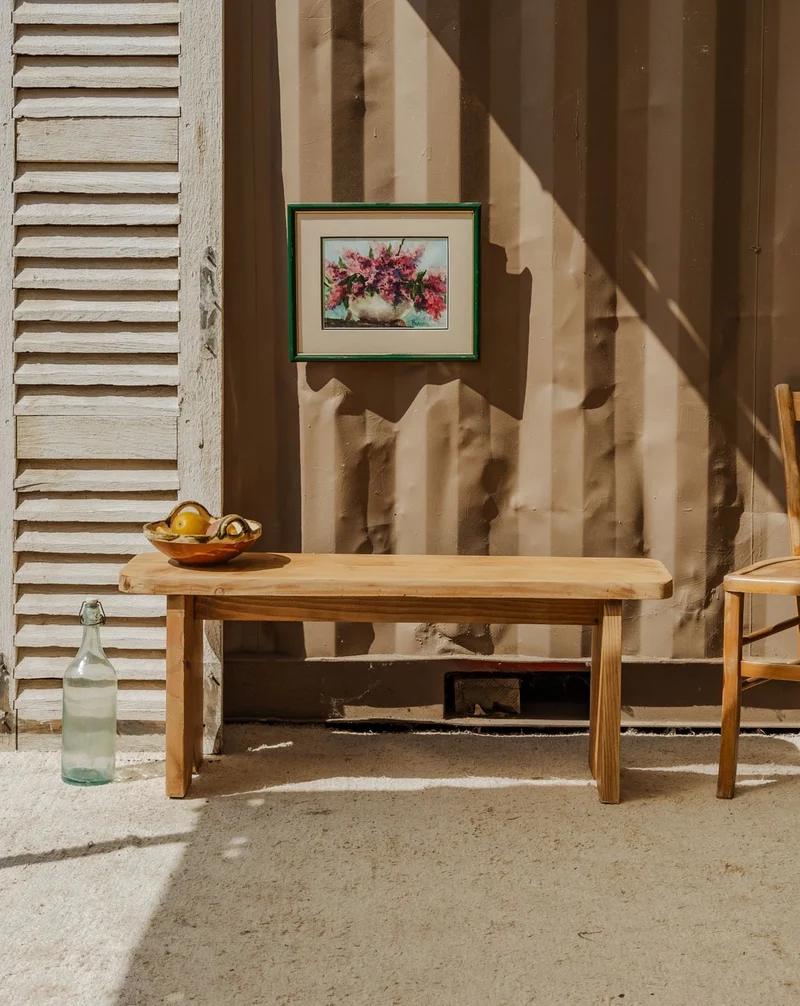 Antoine, le banc en bois N°417