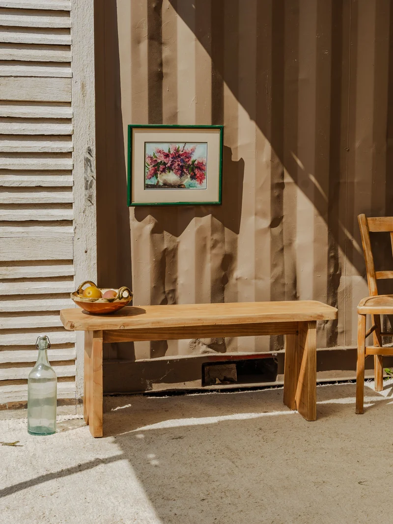 Antoine, le banc en bois N°417
