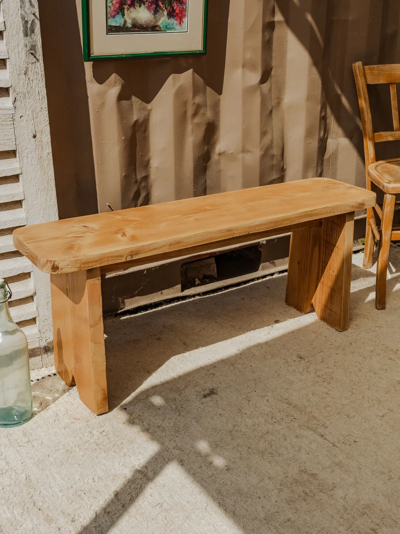 Antoine, le banc en bois N°417