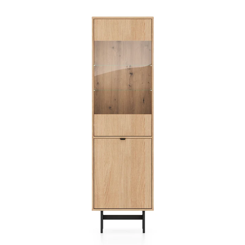 Vitrine 2 portes Nila Bois