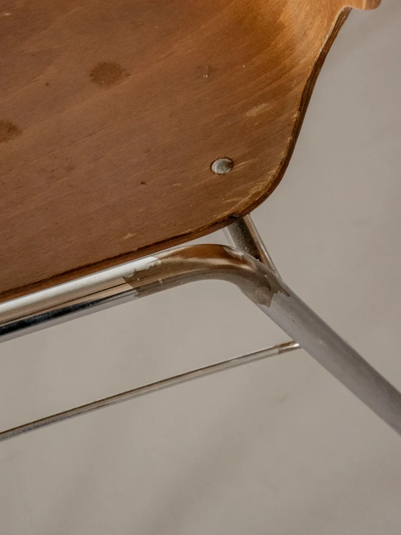 Alma, le lot de 6 chaises en bois ancien N°1543