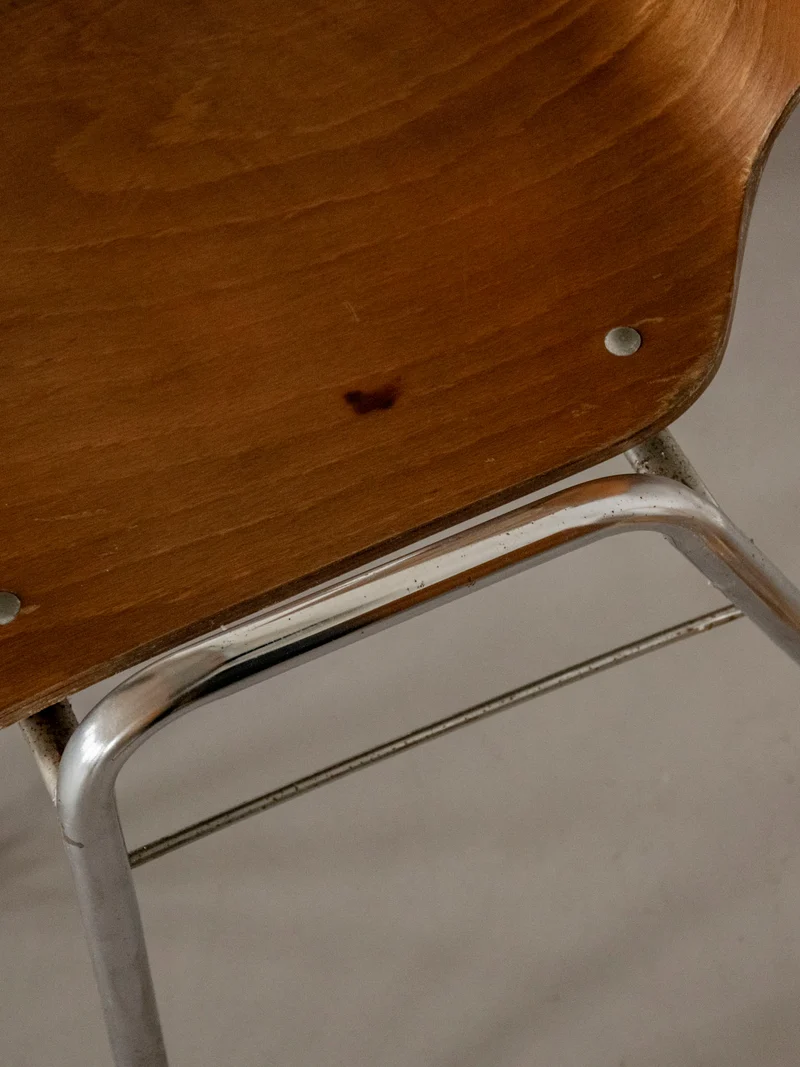 Alma, le lot de 6 chaises en bois ancien N°1543